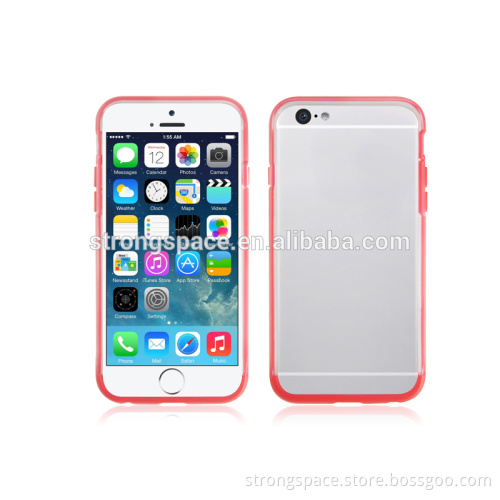 soft tpu bumper for iphone6, transparent case for iphone6